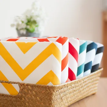 

Strip Cotton Fabric for Dressmaking, Bedding Furniture Covers Curtains& Drapes Home Decor Fabrics 1.5 M Width 1 meter