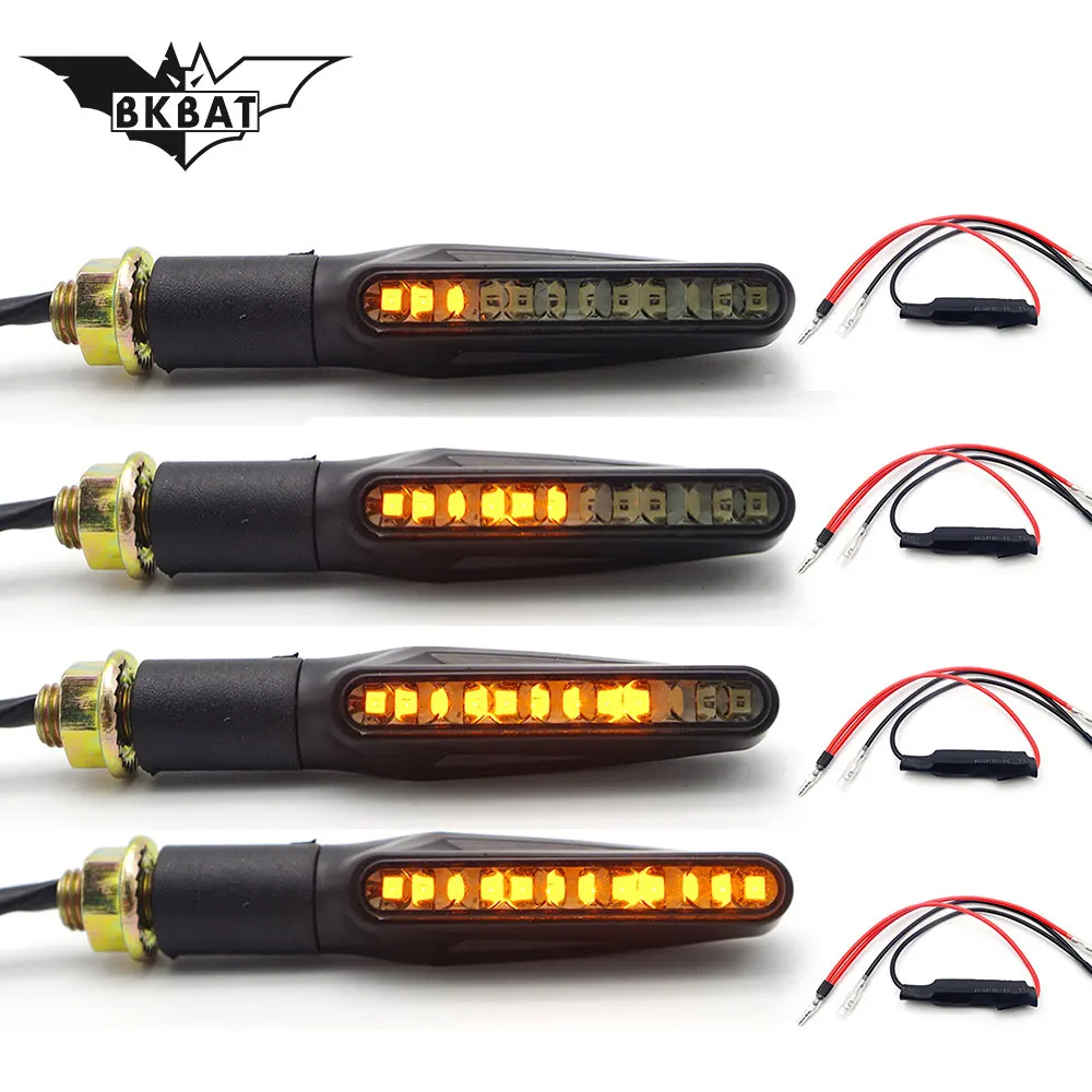 Мотоциклетные поворотники moto led blinker для honda crf 250 kawasaki er6n ktm duke 125 suzuki bandit 600 yamaha xj6 r15