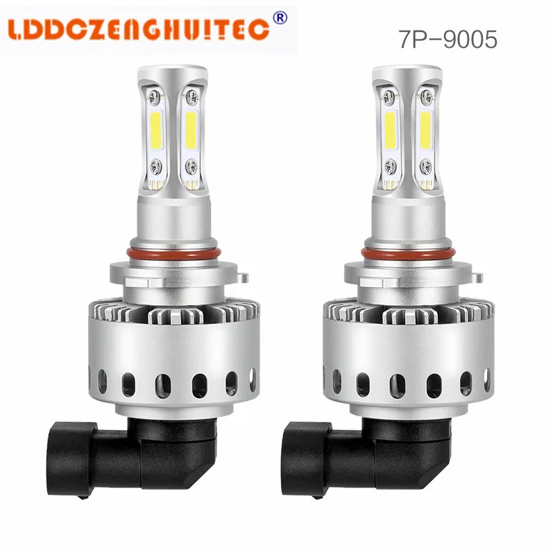 LDDCZENGHUITEC светодиодная H4 Лампа для фар 12 в 6000 К 64 Вт H1 H8 H11 9006 9005 9004 H27 880 H3