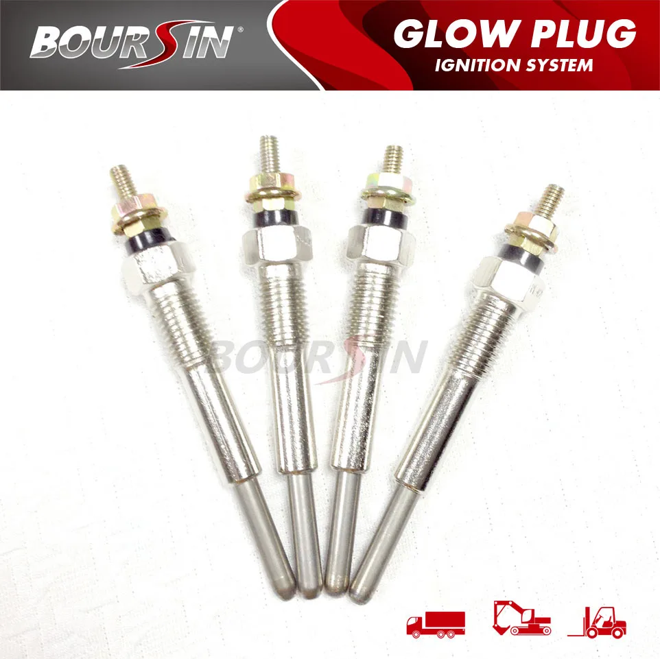 4pcs/ Glow Plug For Isuzu C240 C190 C201 C221 4ba1 D500 4fa1 Diesel Engine 12v Engine AliExpress