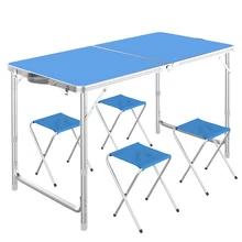 Уличный складной стол стул Кемпинг алюминиевый стол для пикника прочный раскладной столик для 120x60