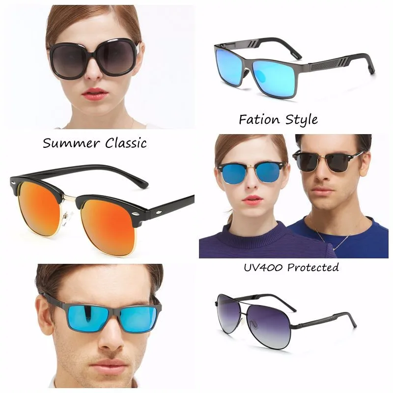 Роскошные брендовые дизайнерские поляризованные солнцезащитные очки для мужчин и женщин, унисекс очки для вождения и отделки UV400 очки для мужчин