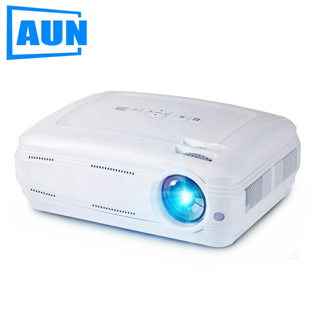 AUN AKEY2 LED Projector, 3500 Lumens Upgrade Android 7.0 Beamer. with WIFI, Bluetooth, Support 4K Video Full HD 1080P LED TV