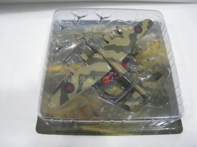 1/144 WWII British Lancaster heavy bomber alloy model |