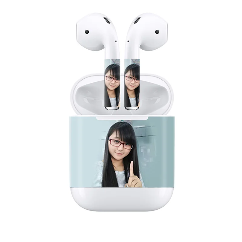 Стильная защитная пленка для кожи airpods устойчивая к царапинам и