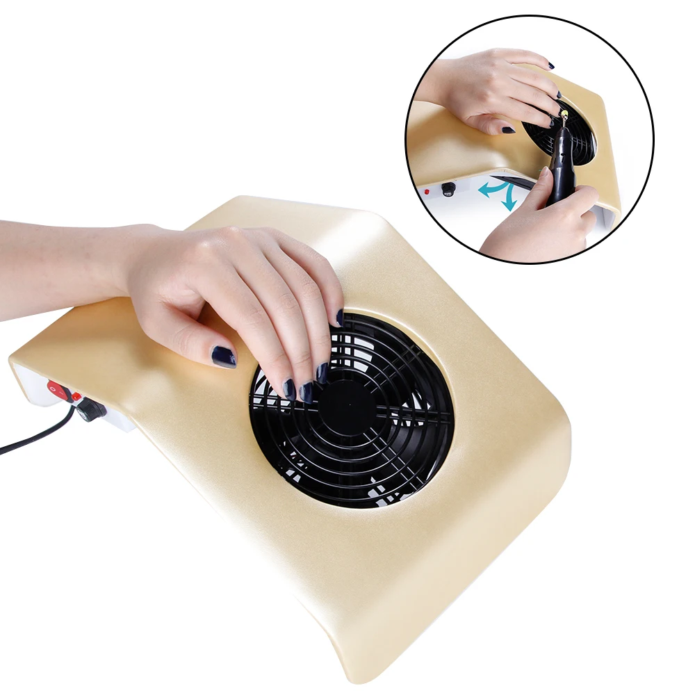 

Nail Dust Collector Polishing Vacuum Suction Cleaner Apparatus for Manicure Filling Dust Collector Fan Pedicure Machine Nail Art