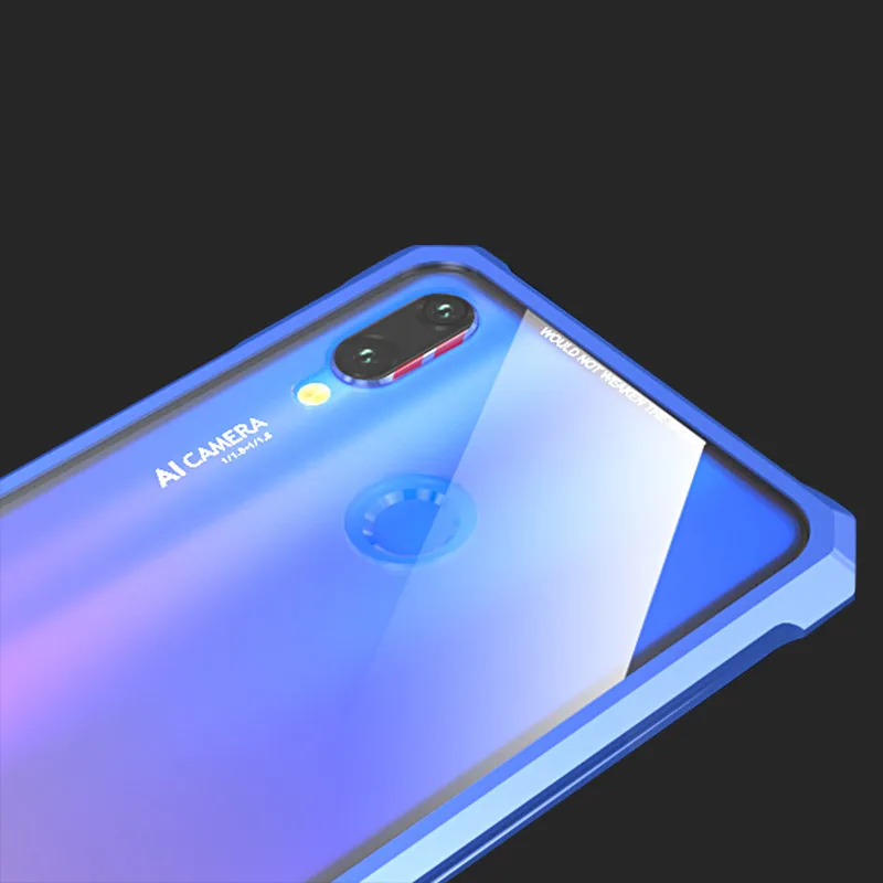 Huawei P smart + чехол авиационная алюминиевая накладка металлический каркас с