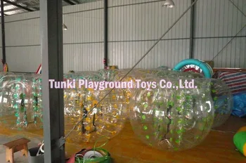 

bubble soccerwith strings inside