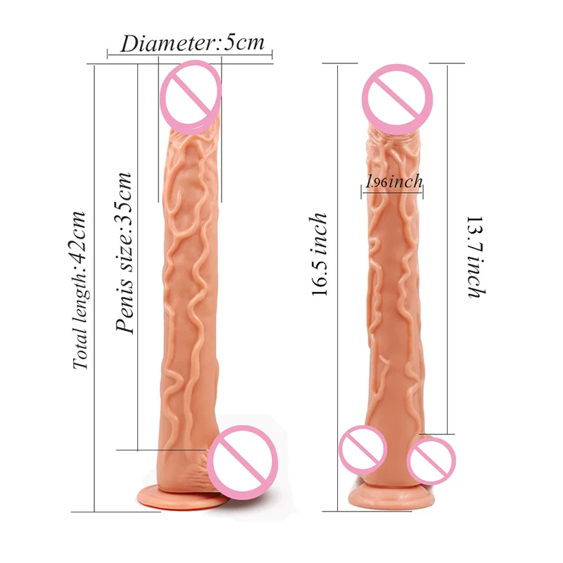 Super Long Realistic Penis Jelly Dildo With Suction Cup Huge Giant Dildo Big Dick Fist Dildos For Women Adult Sex Toys For Women