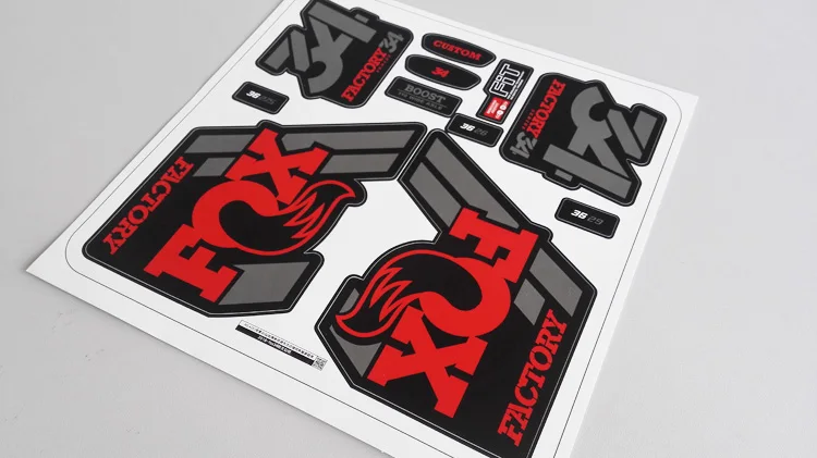 2018 fox34 mountain bike front fork stickers bicycle fox 34 front fork decals