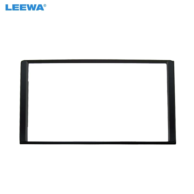 

LEEWA Double Din 173*98mm Car DVD Radio Fascia Frame for KIA Fiesta 2006 Dash Mount Frame Panel Front Bezel #5160