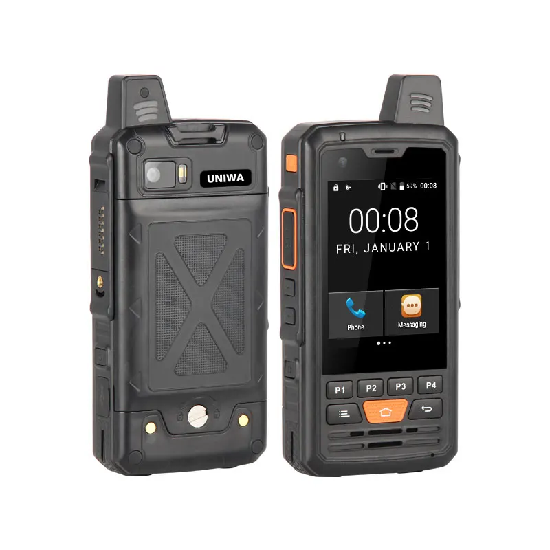 UNIWA Alps F50 2G/3g/4G Zello Walkie Talkie Android смартфон четырехъядерный мобильный телефон MTK6735 1 Гб+ 8 Гб rom усилитель сигнала