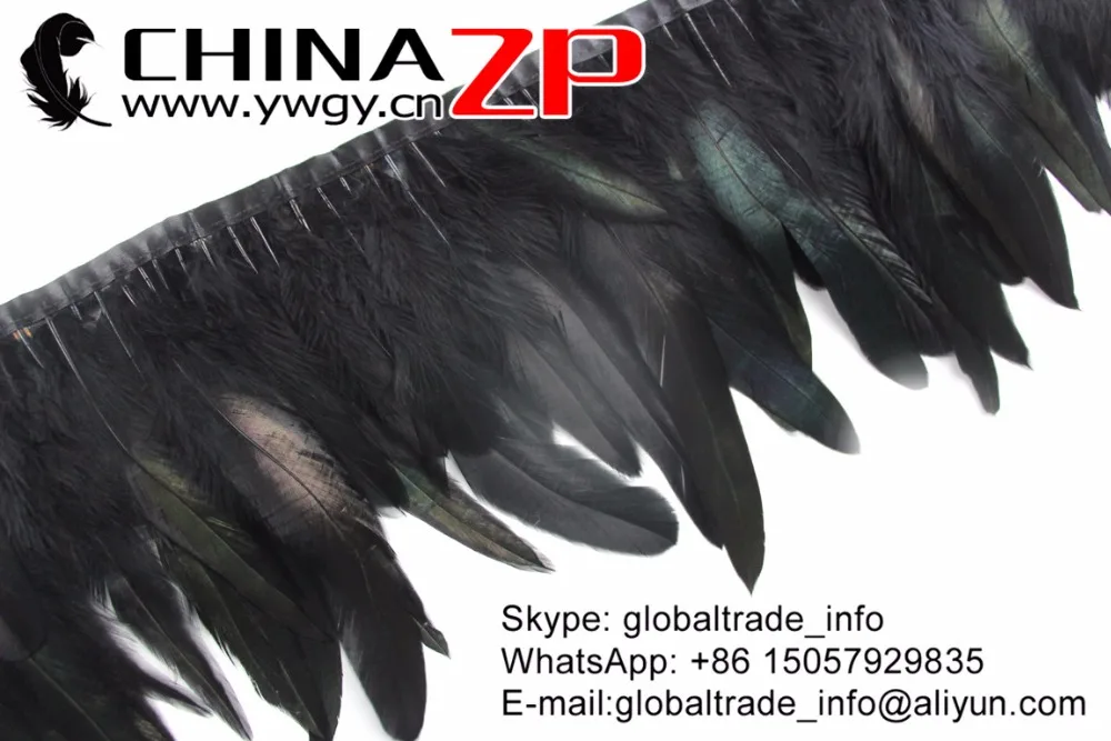 1 Directly Dyed Rooster Half Bronze Schlappen Feather Trim (8)