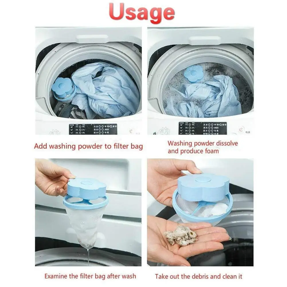 Washing Machine Floating Lint Mesh Bag Hair Filter Net Pouch Flower Type Floating Washing Machine Filter Washer Lint Trap Aliexpress