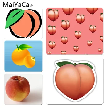 

MaiYaCa Vintage Cool Cartoon peach Unique Desktop Pad Game Mousepad Size for 18x22cm 25x29cm Rubber Mousemats