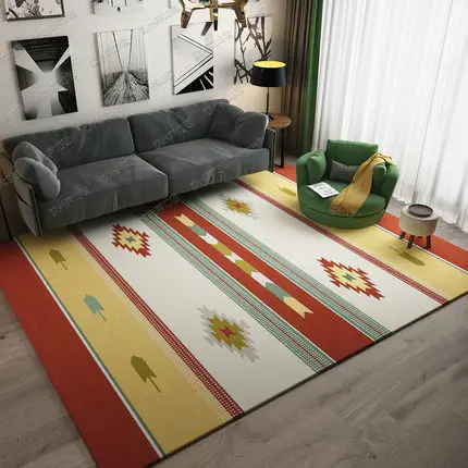 Европейский стиль геометрический ковер современная спальня гостиная дома прямоугольный большой коврик