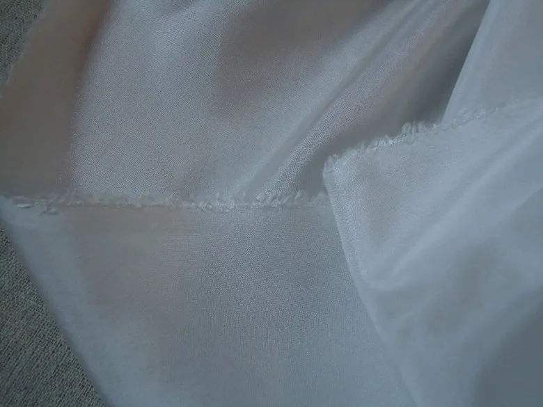 8 мм шелковый habutai Ткань натуральный шелк тутового шелкопряда Ткань от белого цвета 140 см 114 см ширина 100 м мелкий опт