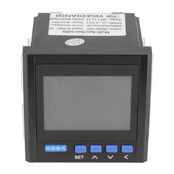 

VBESTLIFE RS485 Energy Meter 3-Phase Electric Current Voltage Frequency Power Multifunction Meter V A Hz kWh
