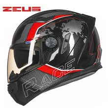 Dot zeus zs-813 full face casco de motocross motocicleta moto moto eléctrica cascos de seguridad de doble visera