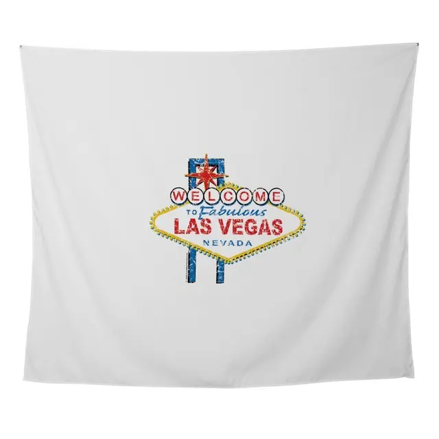 Welcome To Fabulous Las Vegas Nevada Wall Tapestry Hanging Welcome To Fabulous Las Vegas Nevada Wall Tapestry Hanging Beach Towel Polyester Blanket Yoga Shawl