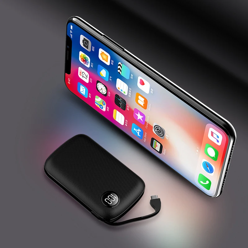 20000 мАч портативный mi ni внешний аккумулятор для xiaomi 9 5 samsung S8 iPhone XS Max зарядное