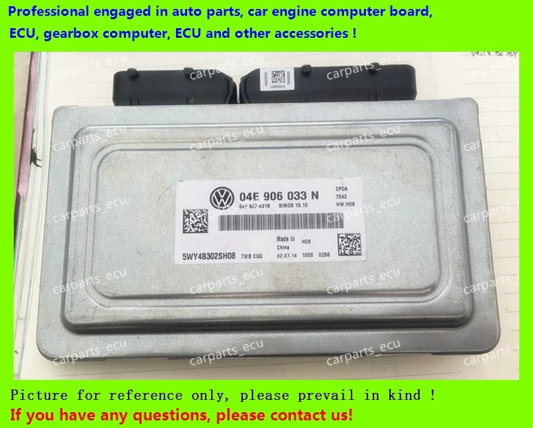 

For car engine computer board/VW Santana Jetta ECU/Electronic Control Unit/Santana04E 906 033 N/04E906033N/04E 906 033 H/04E9060