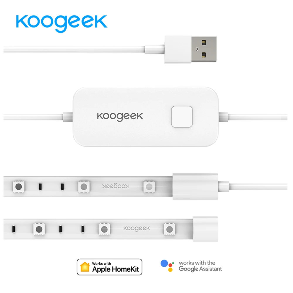 

Koogeek LS1 Pro WiFi Smart Light Strip For Alexa Apple HomeKit Voice Control For the Google Assistant 16 Million Colors Dimmable