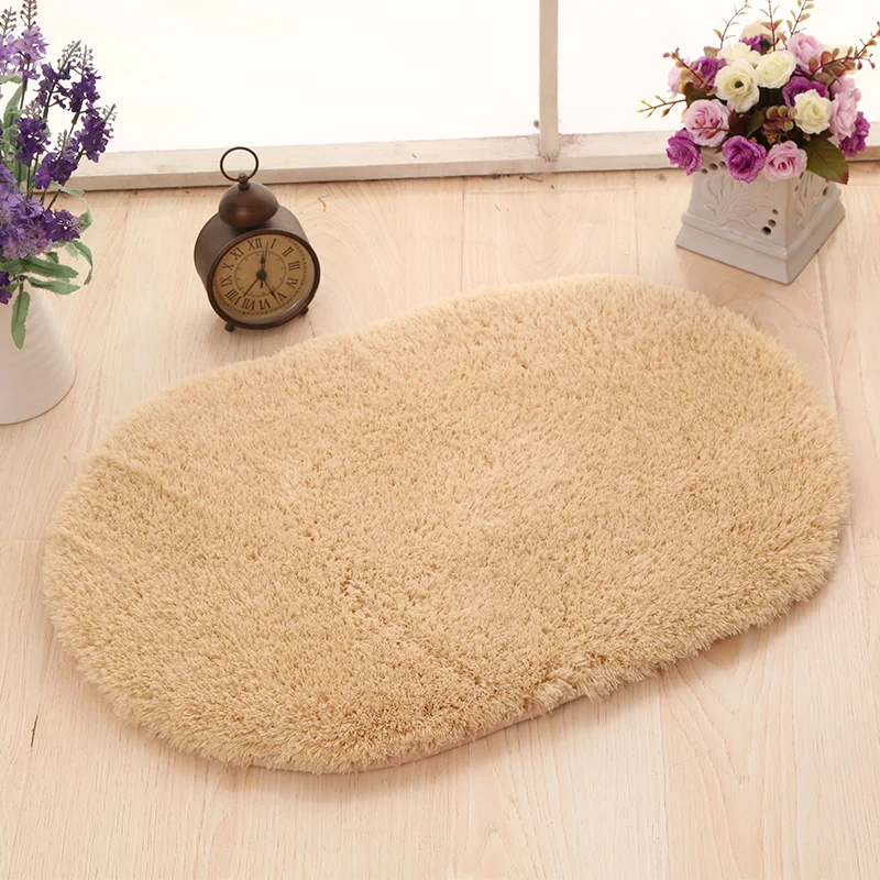 Oval bathroom bathroom floor mat, bedroom door, kitchen door mat, door
mat, toilet mat