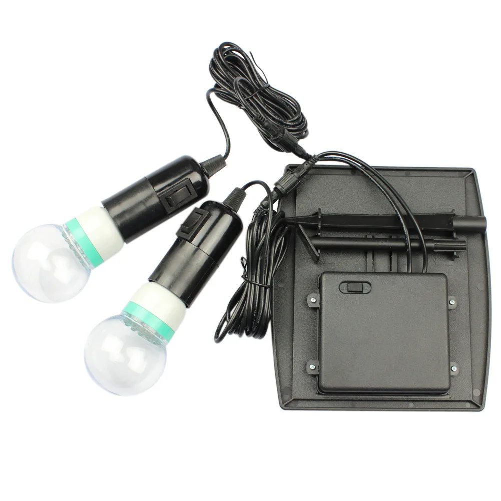 

Solar energy lighting LED emergency lamp with double line switch bulb solar garden lights