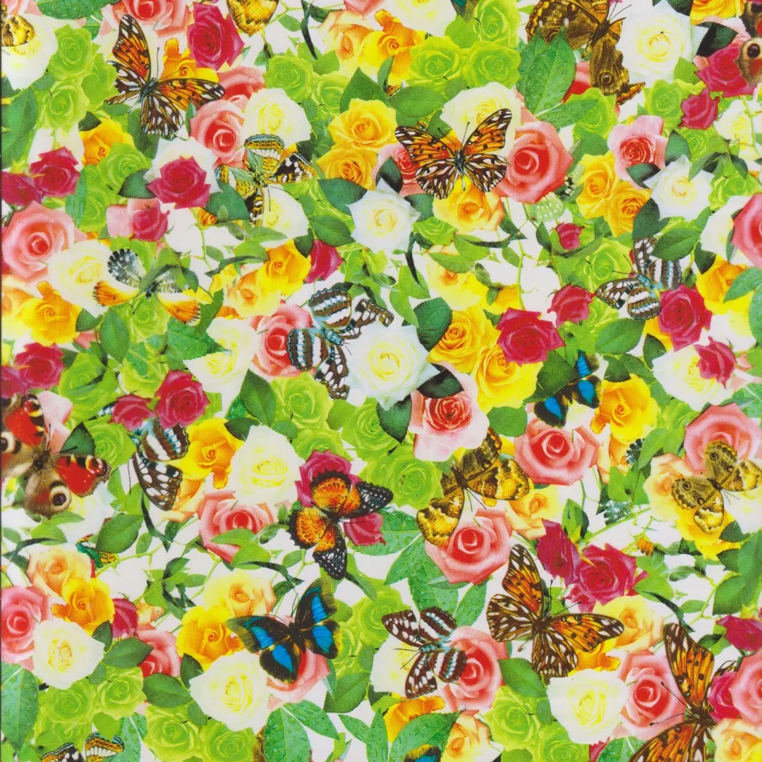 1pc Butterfly Flowers Hydrographic Film Water Transfer Printing Film Hydro Dip PVA