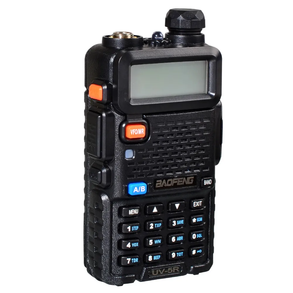 2 шт. черный Baofeng UV-5R WalkieTalkie 136-174 и 400-520 МГц двухстороннее радио в Испании- по почте-только 3 дня получения