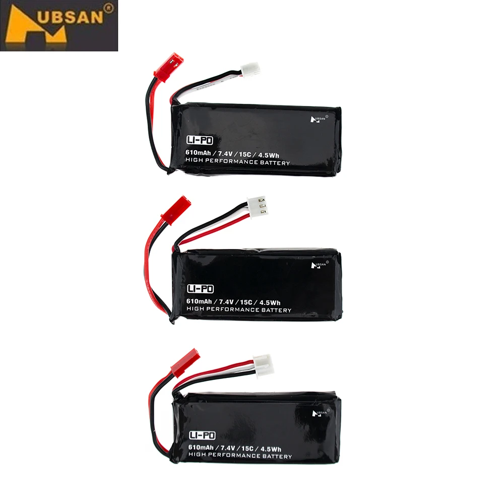 Hubsan X4 H502S H502E 7.4 В 610 мАч Липо 15C 4.5WH Аккумулятор для Мультикоптер Дрон Запчасти |