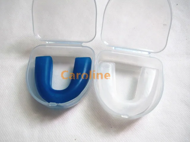 

Silicone Night Teeth Grinding Mouth Guards Stop Bruxism Dental Protection in box