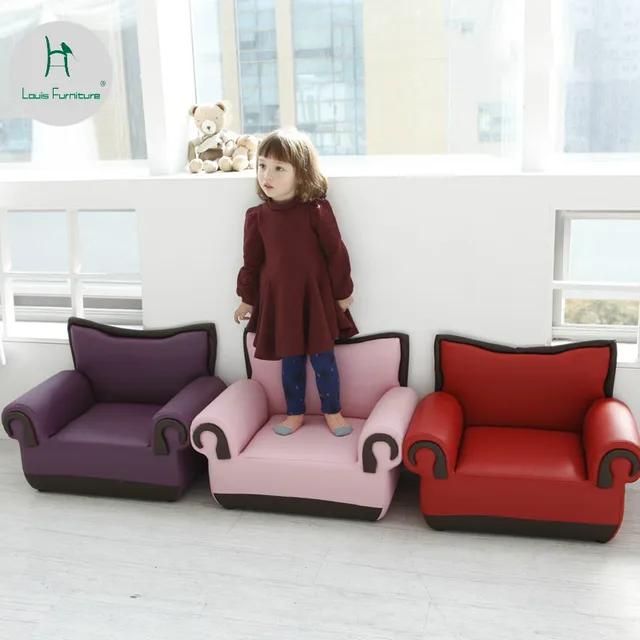 Louis Fashion Childrens Sofa Chair Baby Single Person Double Louis Fashion Childrens Sofa Chair Baby Single Person Double Learning Entertainment Multi Function