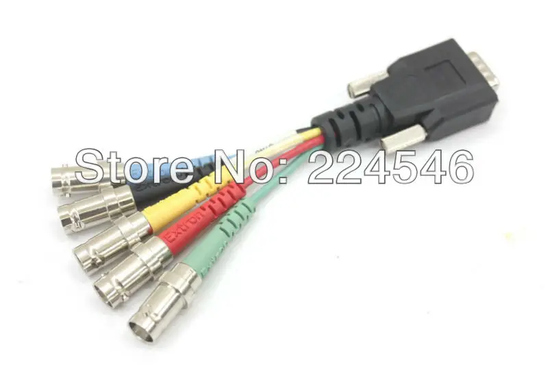 

USED SYM BNCM/0.5 26-533-01 For Extron VGA Male to BNC Female Breakout Cable 5 Foot