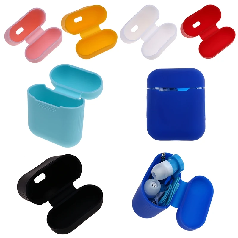 

2019 Soft Silicone Case For Airpods Shockproof Cover For AirPods Earphone Protector Case