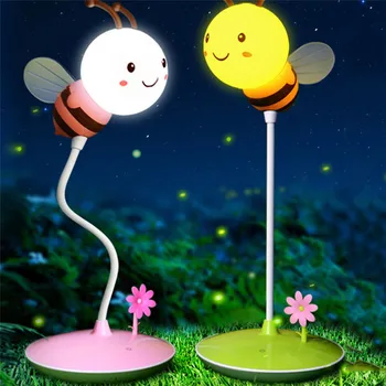 

2017 New Arrival LED Night Lights rechargeable battery USB Modern Bumble Bee Light For Any Boy Or Girl Bedroom Dropshipping
