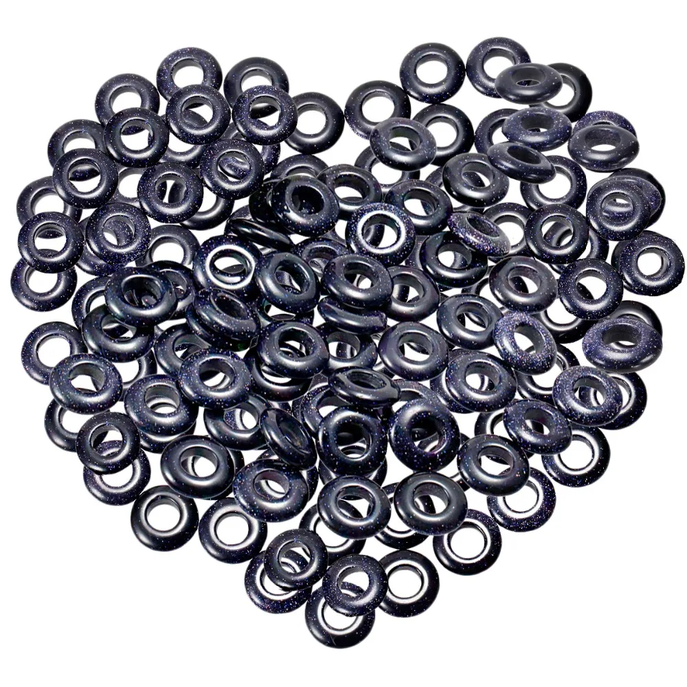 TUMBEELLUWA 1Lot (20Pc) 14x4mm Rondelle Stone Large Hole Loose Beads fit European Bracelet Jewelry Making