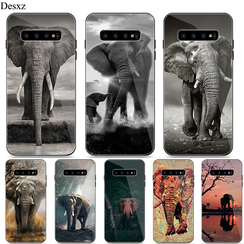 

Mobile Phone Case For Samsung A10 A20 A30 A40 A50 A60 A70 S7 Edge S8 Plus Note 8 9 S10 Cover Totem Elephant Aztec Shell