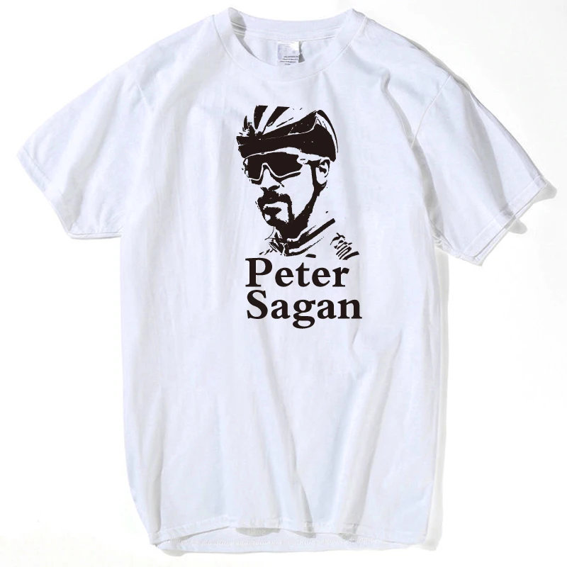 

Peter Sagan Streetwear t shirt 2019 men Spring Best tees homme Clothing short O neck t-shirt men tasher White plus size s-xxxl