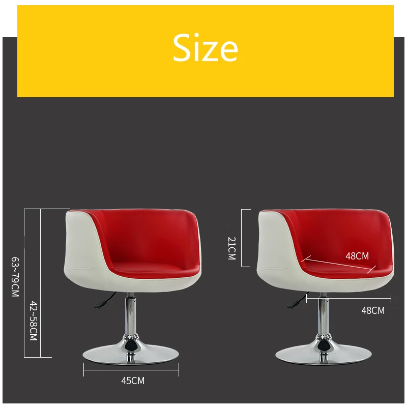 Creative Fashion Computer Chair Lifted Rotated Household Leisure Chair Office Staff Meeting Swivel Chair Nail Art Makeup Stool