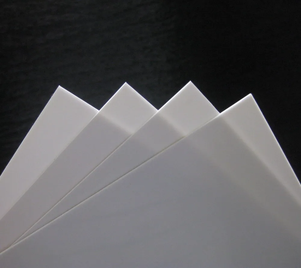 ABS0920 4 шт 2,0 мм толщина 200 мм x 250 мм ABS Стирол листы Белый архитектурный