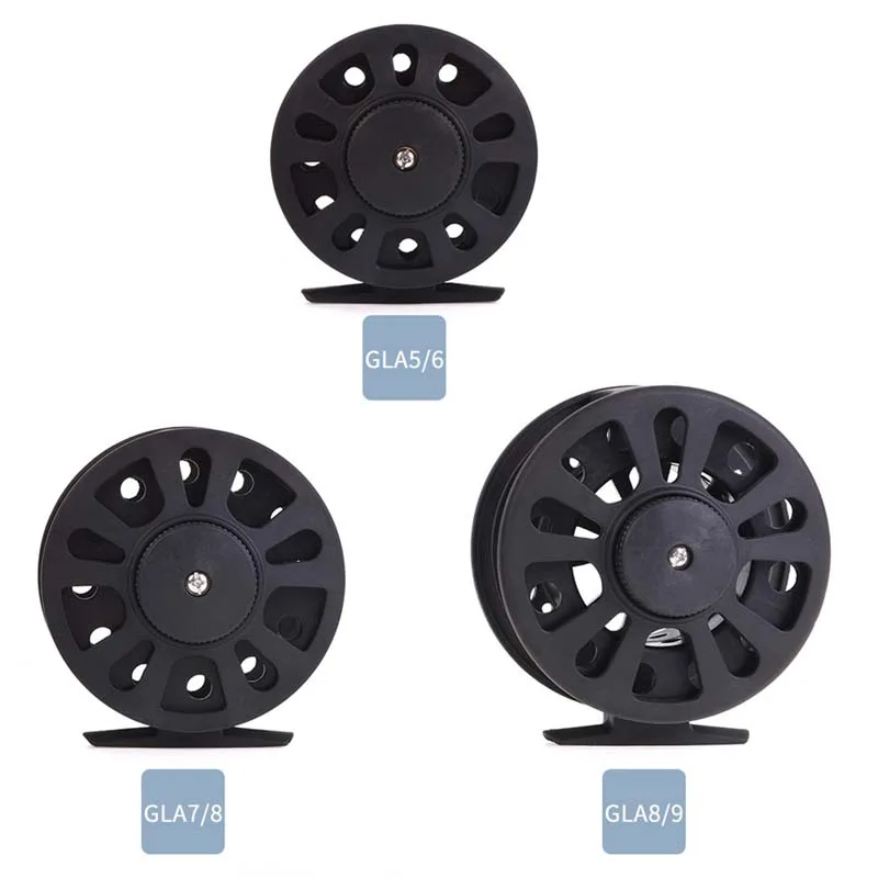Carretel de Pesca Luz de Gelo do Mar Jangada Mosca Plástico Corpo Super Peixe Carretel Roda Simples Roda Pequena Pesca Bobina Enfrentar Ferramentas