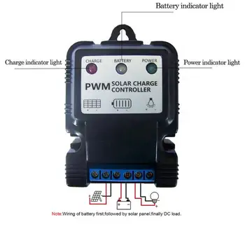 

12 V 10A PWM Intelligent Solar Controller Charge Controller Of Multiple Home Protection System