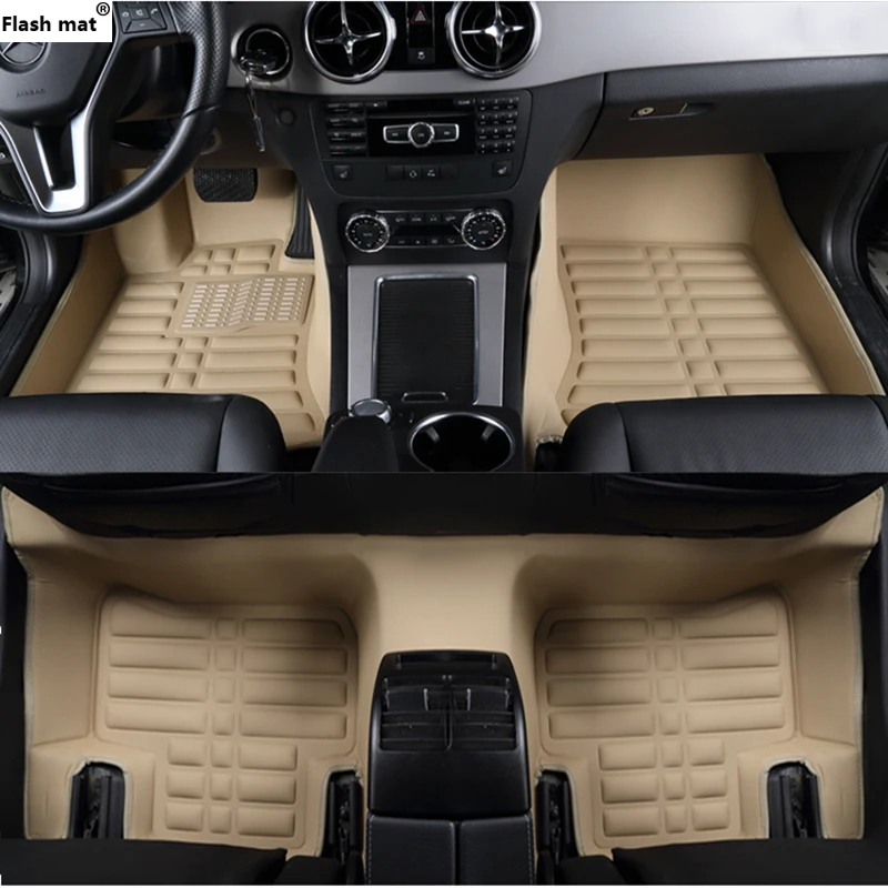 

Flash mat car floor mats for KIA All Models K2/3/4/5 Kia Cerato Sportage Optima Maxima carnival rio ceed car styling foot mats