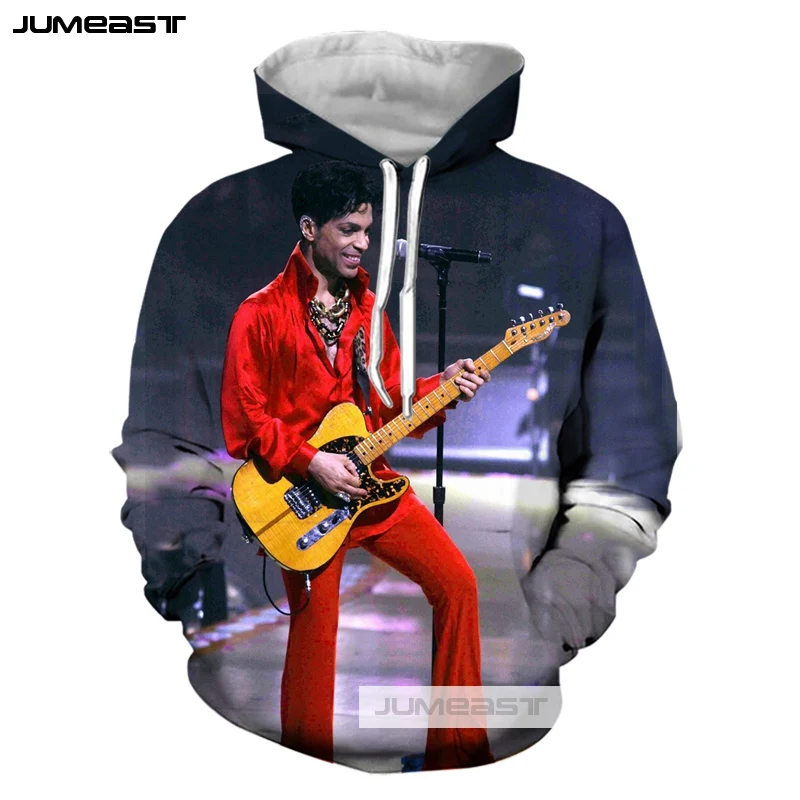 

Jumeast 3D Print American Singer Prince Rogers Nelson Men/Women Hoodies Trend Men Sweatshirt Hip Hop Long Sleeve Sport Pullover