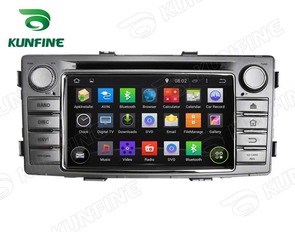 Четырехъядерный Android 5 1 автомобильный DVD gps навигатор плеер для TOYOTA Hilux 2012 радио