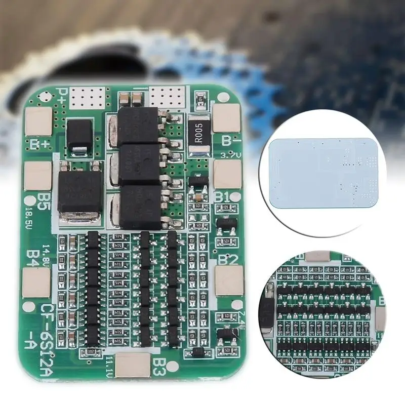 6S 22V 24V 15A 18650 литий-ионная батарея Защита печатной платы Bms Защита печатной платы сотовый модуль