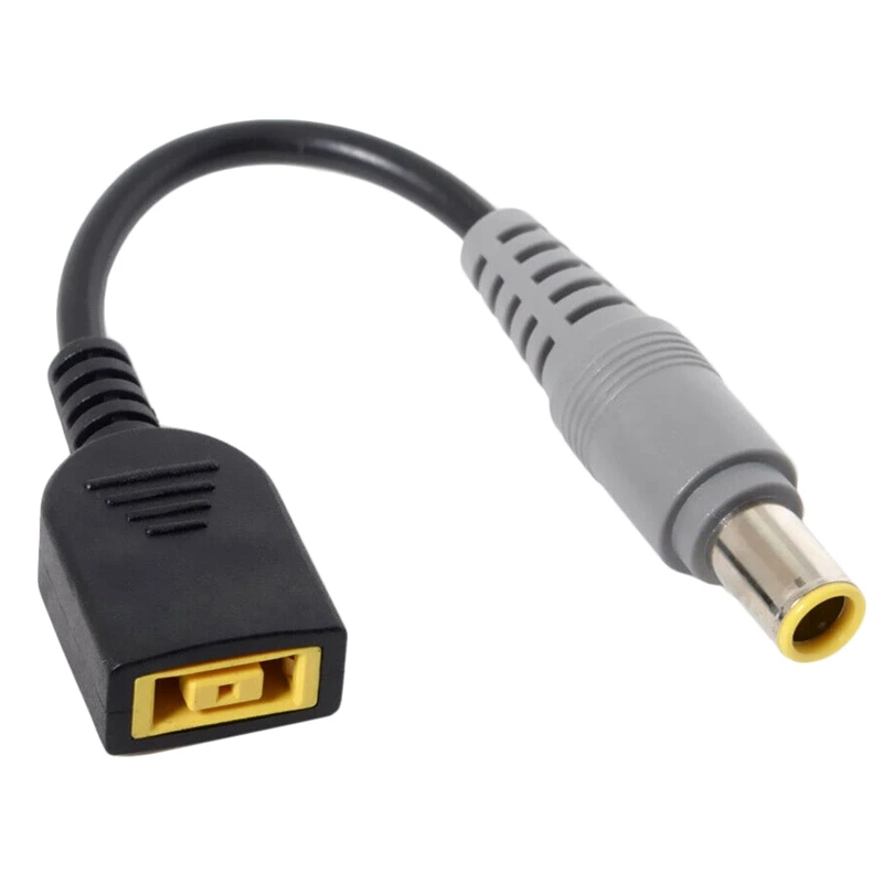 

Dc 7.9x5.4Mm Dc Plug To Rectangle Female Charger Power Cable For Thinkpad X1 Carbon Laptop