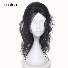 Ccutoo 2" Майкл Джексон черный вьющиеся стиле длинные Синтетические волосы Косплэй полный Искусственные парики высокое Температура Волокно